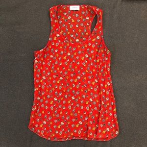 COACH Sheer Floral Tank
